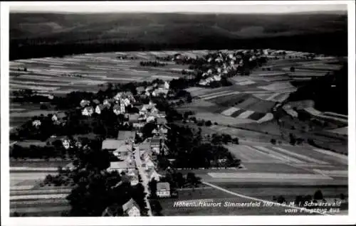 Ak Simmersfeld im Schwarzwald, Fliegeraufnahme