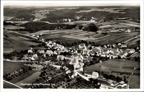 Ak Hayingen auf der Schwäbischen Alb, Fliegeraufnahme