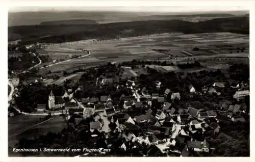 Ak Egenhausen im Nordschwarzwald, Fliegeraufnahme