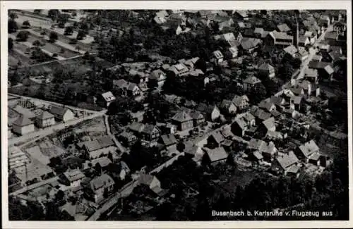 Ak Busenbach Waldbronn im Albtal Schwarzwald Baden, Fliegeraufnahme