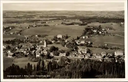 Ak Heimenkirch im Allgäu, Fliegeraufnahme