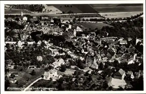 Ak Kirchheimbolanden in der Pfalz, Fliegeraufnahme