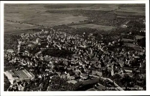 Ak Waiblingen in Württemberg, Fliegeraufnahme