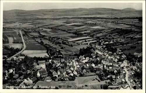 Ak Gemmingen in Baden, Fliegeraufnahme