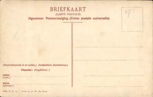 Ak Amsterdam Nordholland, Amsterdamsche Brandweer, Gereedschapswagen, Feuerwehr, Löschwagen