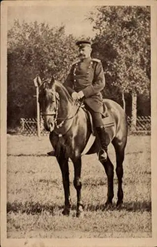 Ak Generalfeldmarschall Paul von Hindenburg, Als Kommandeur des Oldenburg. Inf. Regt, 91 um 1894