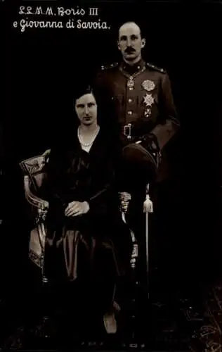 Ak Zar Boris III von Bulgarien, Giovanna von Savoyen