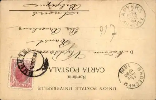 Ak București Bukarest Rumänien, Nordbahnhof