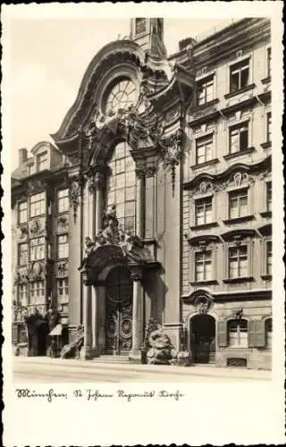 Ak München, St. Johann Nepomuk-Kirche