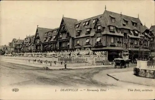 Ak Deauville Calvados, Normandy Hotel