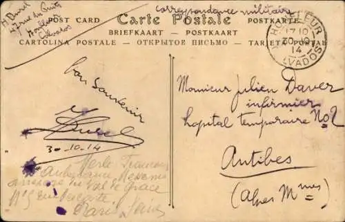 Ak Honfleur Calvados, Hafen