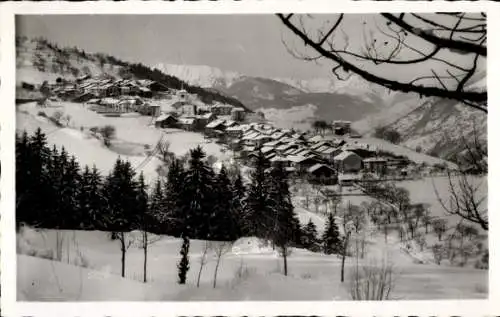 Ak Saint-Bon-Tarentaise Savoie, Panorama, Winter