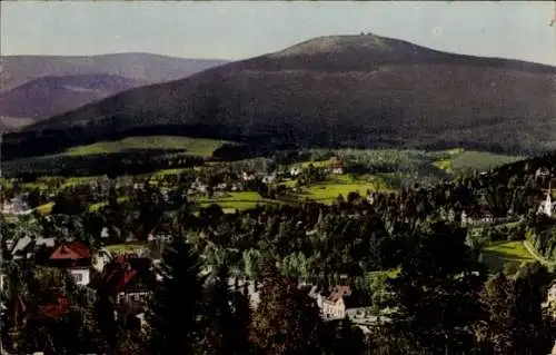 Ak Szklarska Poręba Schreiberhau Riesengebirge Schlesien, Gesamtansicht, Mariental