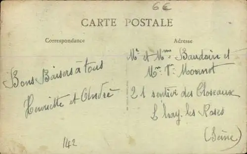 Ak Crécy en Brie Crécy la Chapelle Seine et Marne, Entree de la Ville
