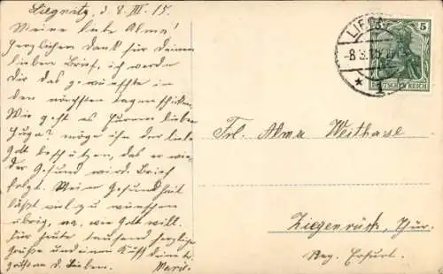 Ak Prinzen Wilhelm und Louis Ferdinand von Preußen, Ablösung vor