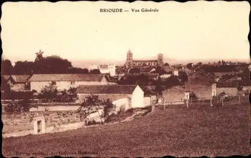 Ak Brioude Haute Loire, Gesamtansicht