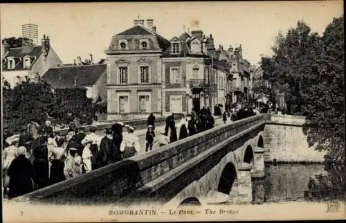 Ak Romorantin Loir et Cher, Le Pont