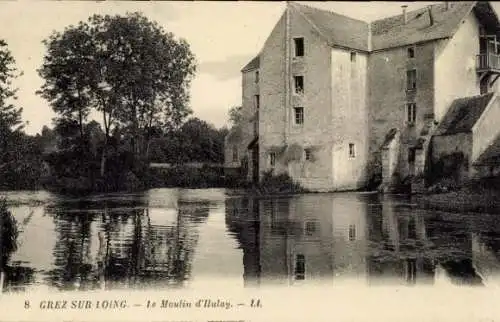 Ak Grez sur Loing Seine-et-Marne, Le Moulin d’Hulay