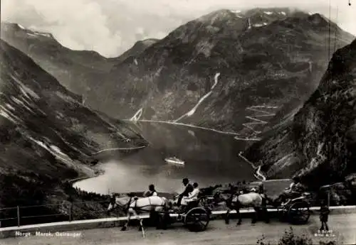 Ak Merok Geiranger Norwegen, Panorama