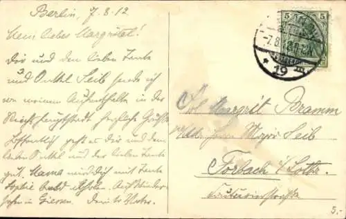 Ak Berlin Mitte, Nationaldenkmal Kaiser Wilhelm I.