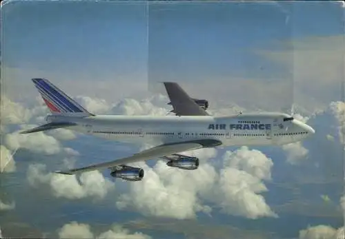 Ak Französisches Passagierflugzeug, Boeing 747, Air France