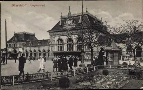 Ak Düsseldorf am Rhein, Hauptbahnhof