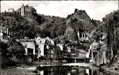 Ak Idar Oberstein an der Nahe, Schloss und Felsenkirche