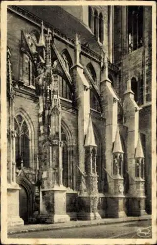 Ak Halberstadt am Harz, Strebepfeiler am Dom