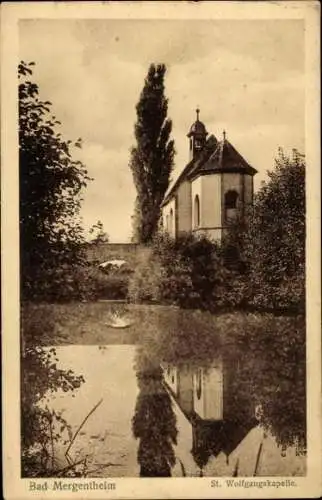 Ak Bad Mergentheim in Tauberfranken, St. Wolfgangskapelle