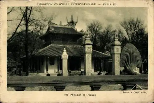 Ak Paris, Internationale Kolonialausstellung 1931, Sektion Indochina