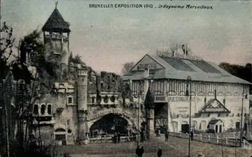 Ak Brüssel, Weltausstellung 1910, Royaume Merveilleux