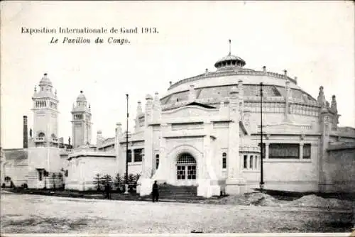 Ak Gand, Weltausstellung 1913, Le Pavillon du Congo