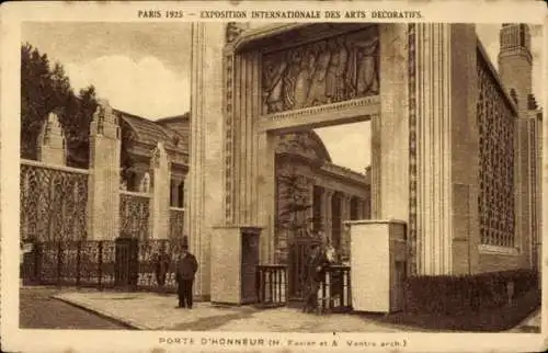 Ak Weltausstellung Paris, Haupteingang, Porte D'Honneur