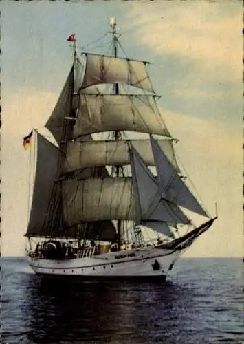 Ak Segelschulschiff Wilhelm Pieck, Volksmarine