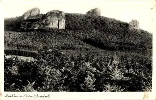 Ak Bruchhausen Olsberg im Sauerland, Bruchhauser Steine