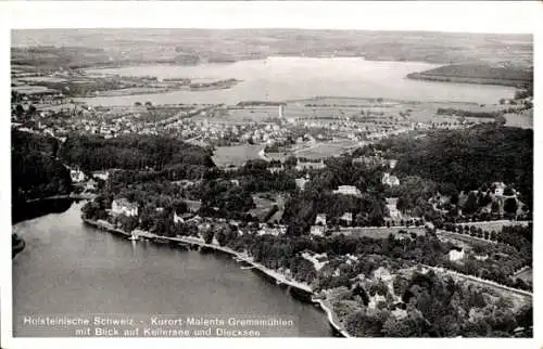 Ak Malente Gremsmühlen Schleswig Holstein, Stadtansicht, Kellersee, Diecksee