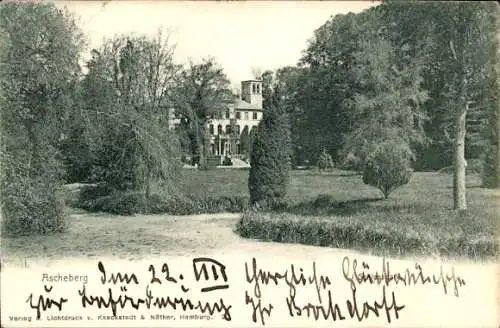 Ak Ascheberg in Holstein, Schlosspark