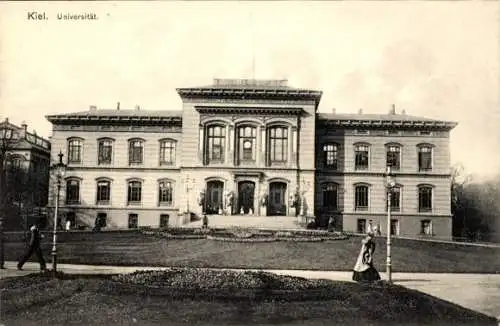 Ak Kiel, Parkanlagen vor der Universität