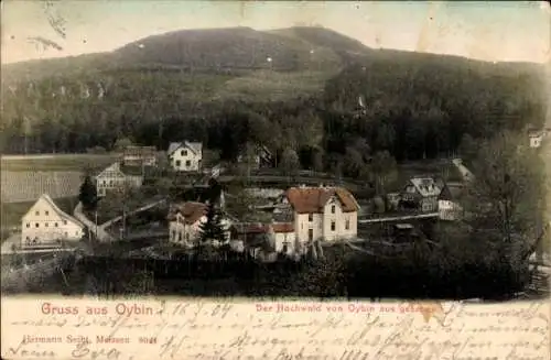 Ak Oybin in der Oberlausitz, Zittauer Gebirge, Hochwald, Hvozd