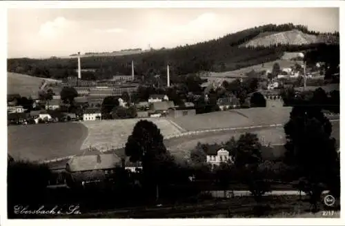 Ak Ebersbach in der Oberlausitz, Panorama