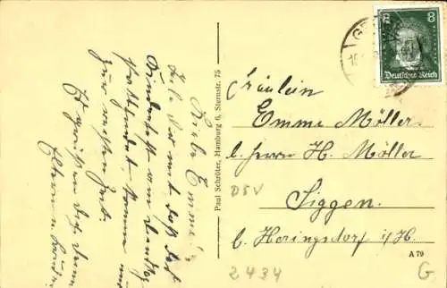 Ak Grube in Holstein, Paasch-Eyler Platz, Kirche