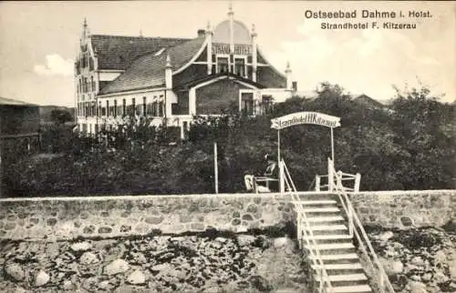 Ak Ostseebad Dahme in Holstein, Strandhotel F. Kitzerau