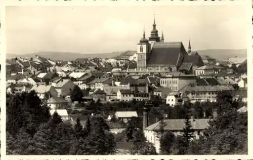 Ak Jihlava Iglau Region Hochland, Gesamtansicht