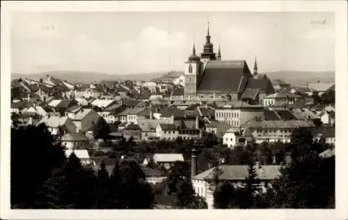 Ak Jihlava Iglau Region Hochland, Gesamtansicht