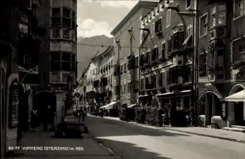 Ak Sterzing Vipiteno Südtirol, Straßenpartie