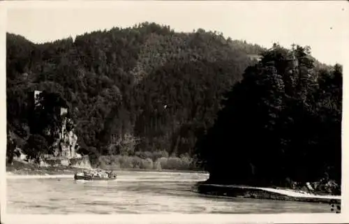 Foto Ak Grein an der Donau Oberösterreich, Schiff