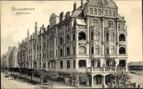 Ak Bremerhaven, Kaiserstraße