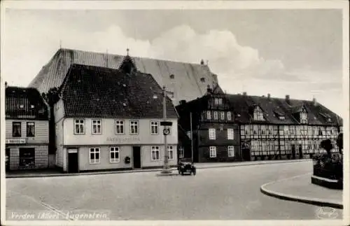 Ak Verden an der Aller, Lugenstein, Raths-Apotheke