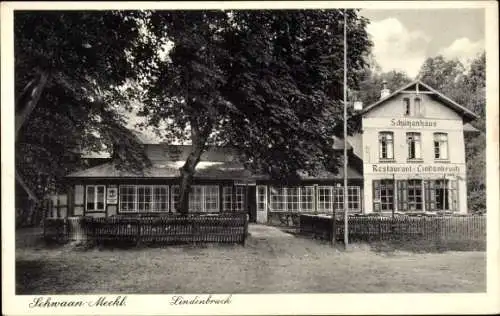 Ak Schwaan in Mecklenburg, Schützenhaus Restaurant Lindenbruch