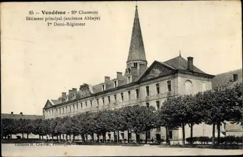 Ak Vendôme Loir et Cher, Bâtiment principal, I, Demi Régiment